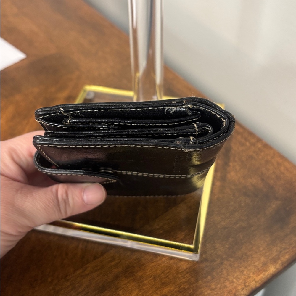 KENNETH COLE NEW YORK Black Leather Wallet - Picture 8 of 9